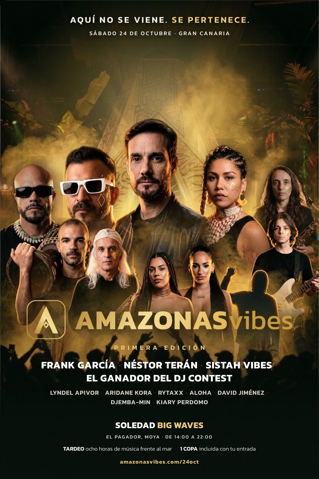 El cartel de la primera edición de AMAZONAS con el line-up completo