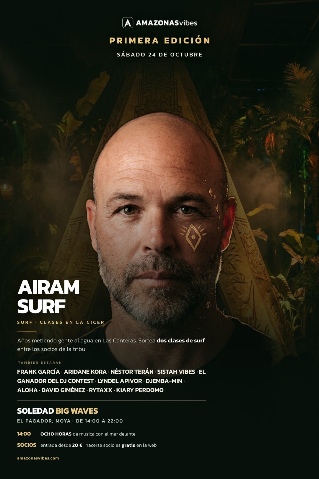 Cartel de Surf Monitor