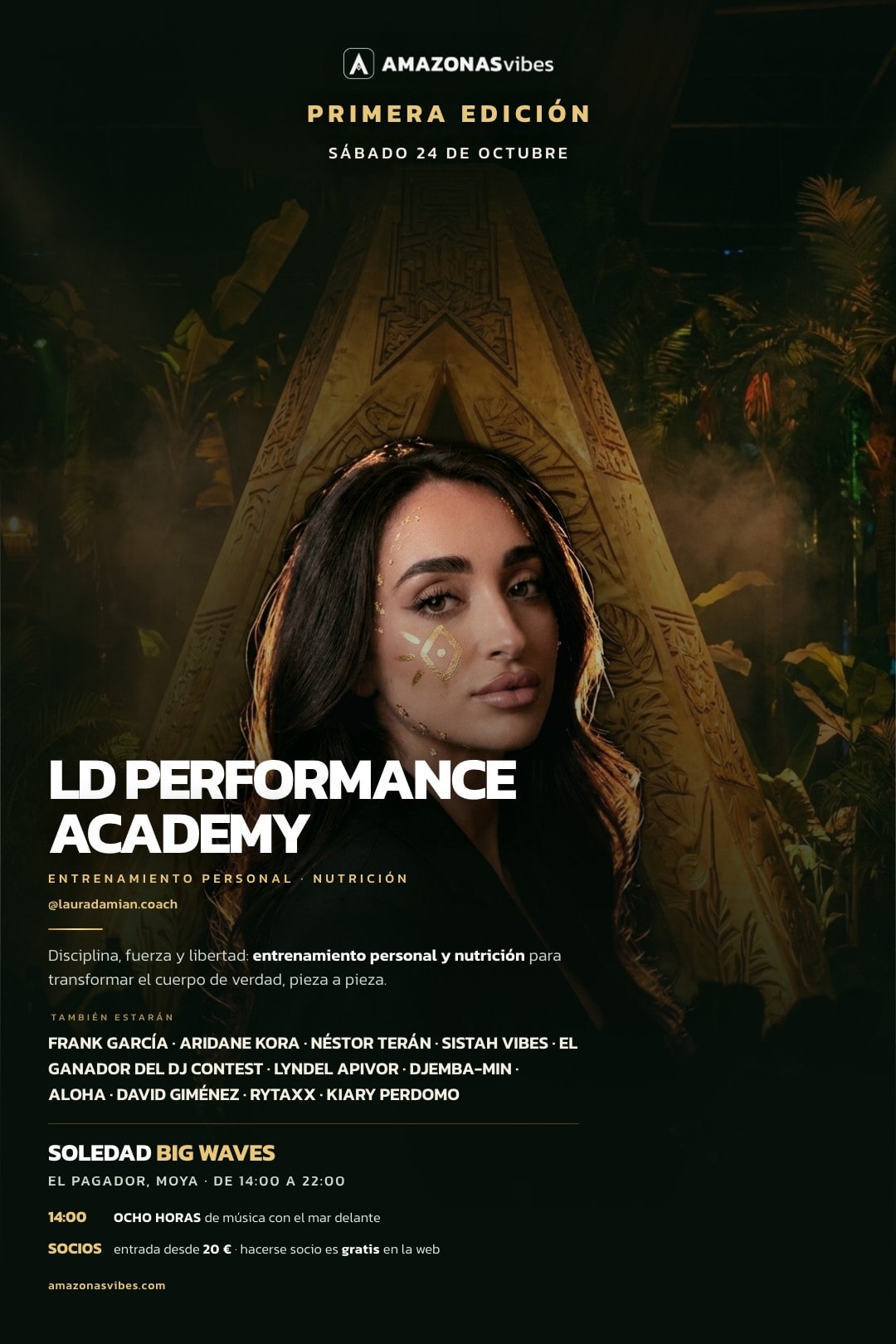 Cartel de LD Performance Academy