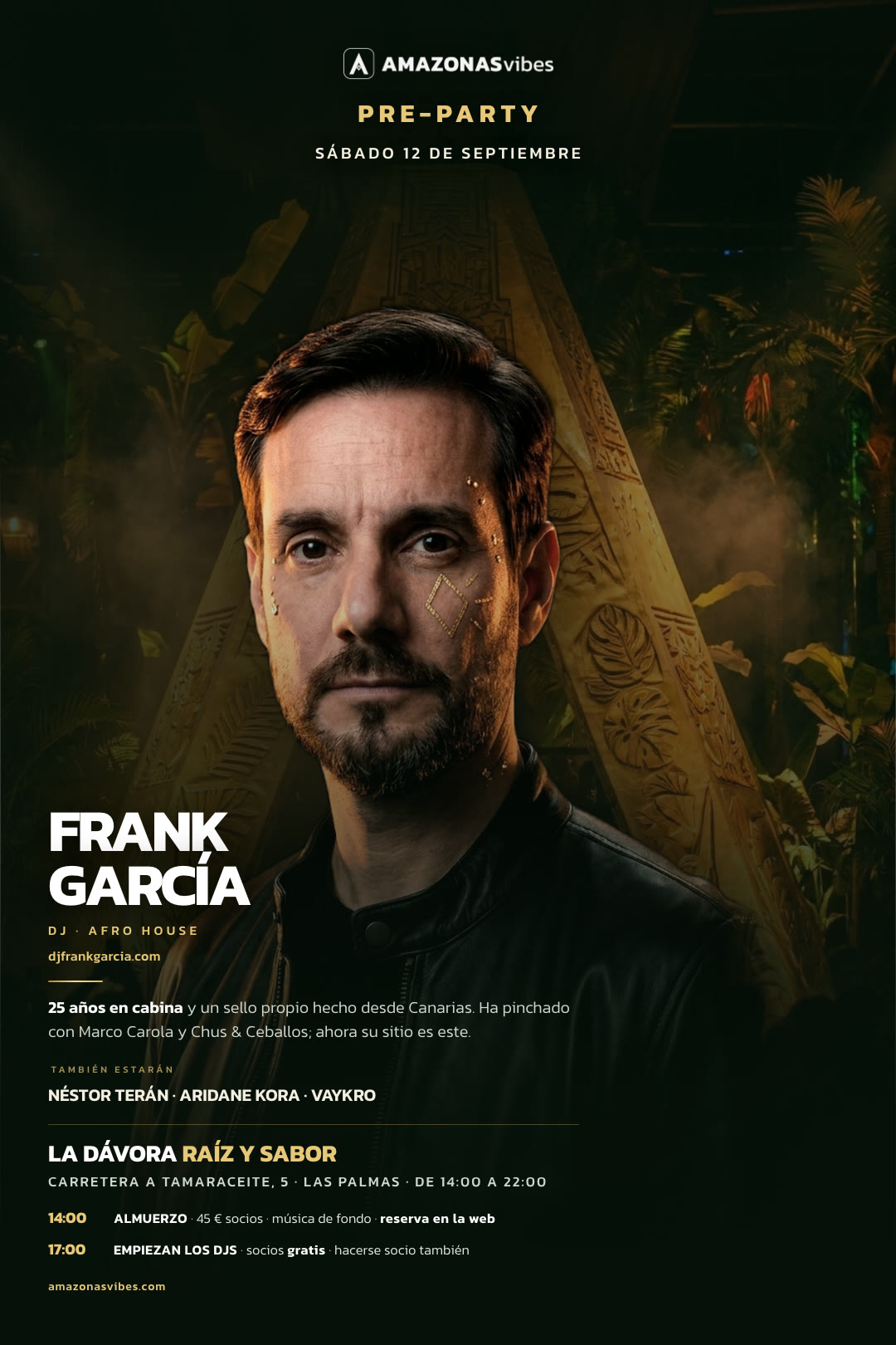 Cartel de Frank Garcia, cabina